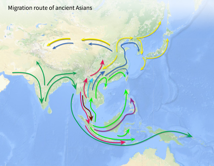 Based on a genetic analysis of ancient humans from the Devil’s Gate Cave and genome mutation research across Asia, a research team recreated a possible migration route for our ancestors.