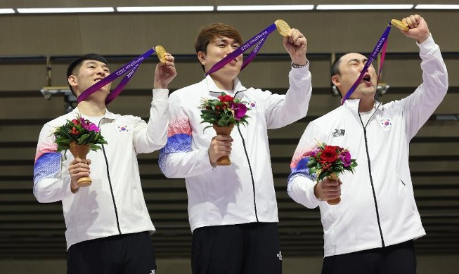 Сборная Южной Кореи завоевала 4 золото в третий день Азиатских игр