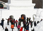 Снежный фестиваль на горе Тхэбэк