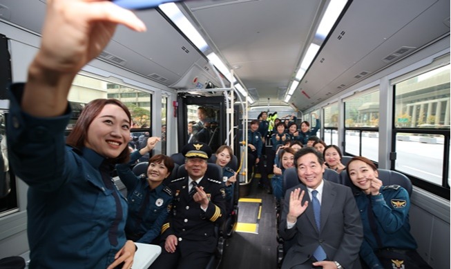 В Южной Корее запустят полицейский автобус на водородном топливе