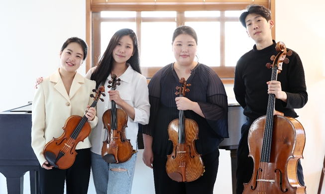 Интервью с участниками корейского струнного квартета Arete Quartet