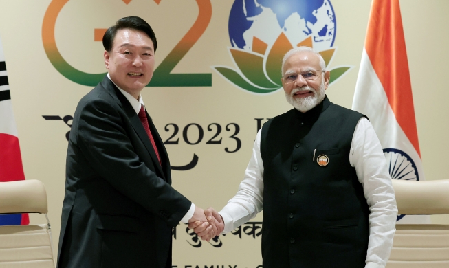 Главы Республики Корея и Индии обменялись поздравительными письмами