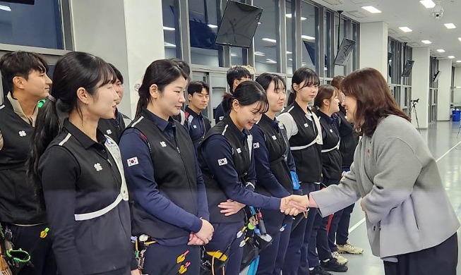 Замминистра культуры встретилась с олимпийской сборной Кореи