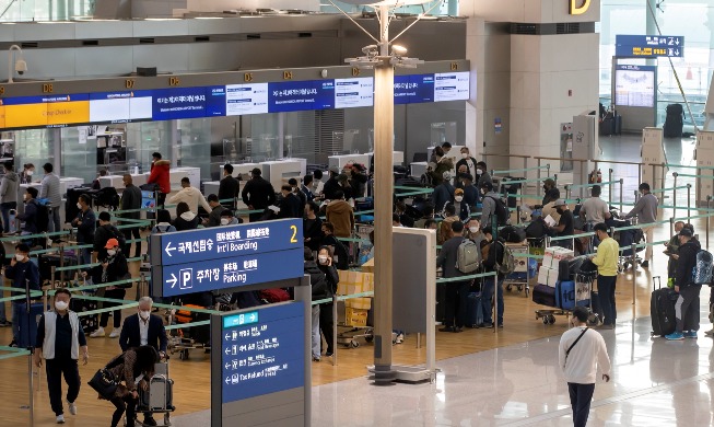 Дневной пассажиропоток в аэропорту Инчхон достиг 90 тыс. человек