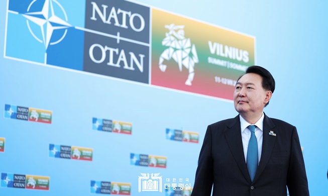 Президент Южной Кореи Юн Сок Ёль выступил перед участниками саммита НАТО