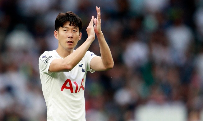 Южнокорейский футболист Сон Хын Мин попал в команду недели по версии Ширера