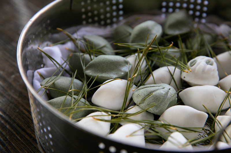 Снимок праздничного блюда «сонпхён». / Фото: Korea.net