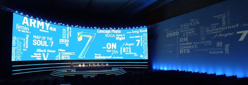 BTS 24 февраля (по местному времени) провели пресс-конференцию в прямом эфире через канал BTS на YouTube. / Фото: Фрагмент официального канала BTS на YouTube