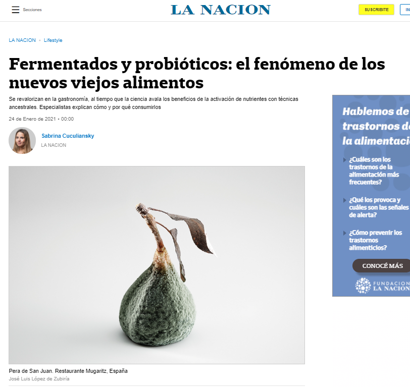 24 января аргентинская газета LA NACION сообщила, что кимчхи является представительным блюдом блюдо национальной культуры Кореи. / Фото: Скриншот LA NACION