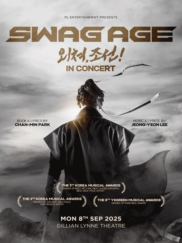 Постер мюзикла &laquo;Swag Age in Concert&raquo;, представленного 8 сентября прошлого года в театре Джиллиан Линн в Вест-Энде, Лондон. / Фото: PL Entertainment 
