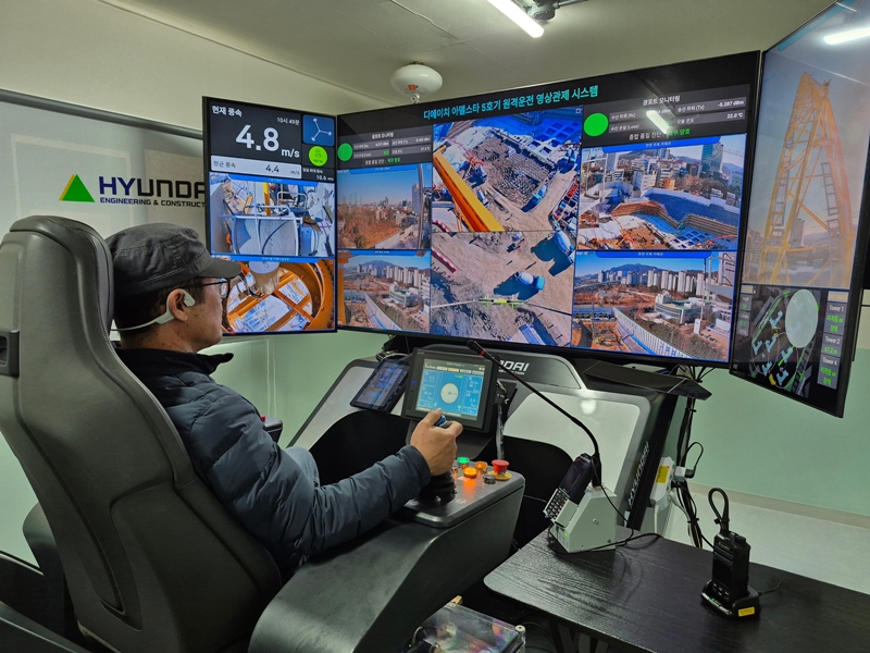 Министерство интеллектуальной собственности РК 24 февраля сообщило, что в прошлом месяце было подано 56 458 заявок на регистрацию объектов интеллектуальной собственности. На фото демонстрация дистанционно управляемого башенного крана, состоявшаяся 29 января в Квачхоне, провинция Кёнгидо. / Фото: Hyundai Motor Group  