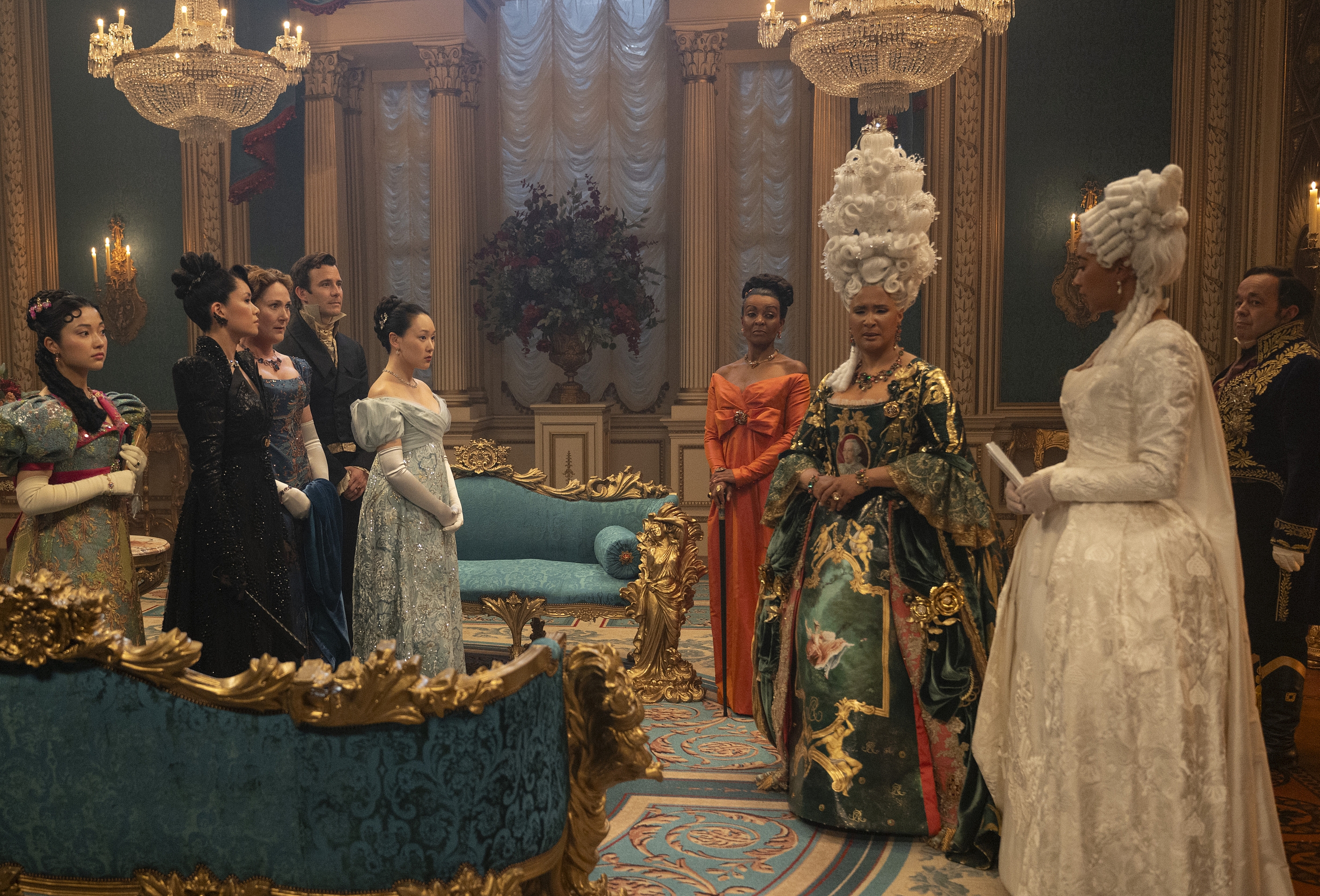 Сцена из четвертого сезона сериала &laquo;Бриджертоны&raquo;. / Фото: Netflix 