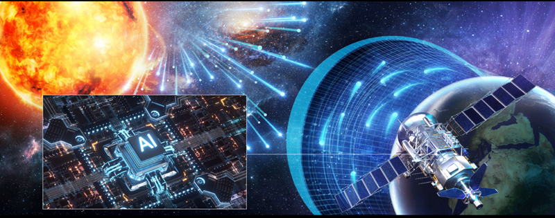 Схема использования нейроморфных полупроводников с искусственным интеллектом в космосе. / Фото: Министерство науки и ИКТ РК 