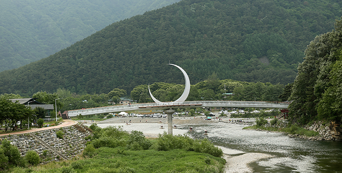 풍경열차에서 바라 본 정선 (사진: 전한) 