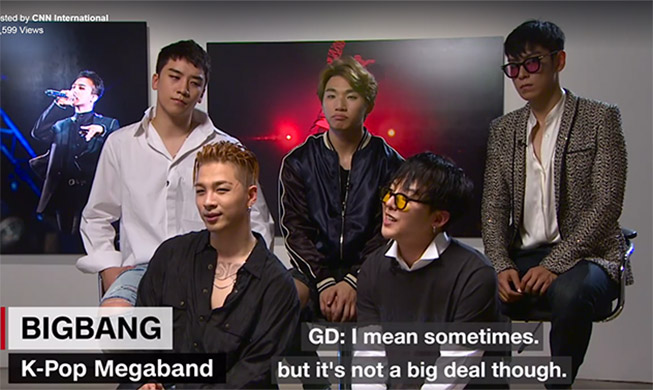 Big Bang на CNN Talk Asia