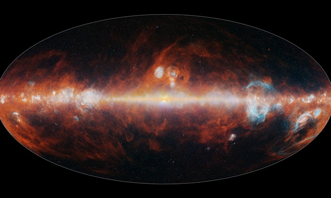 В Корее опубликовали карту всего небесного свода, сделанную SPHEREx