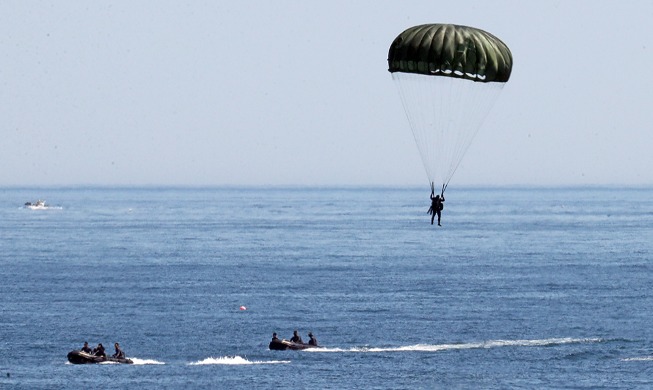 Военные учения морской пехоты