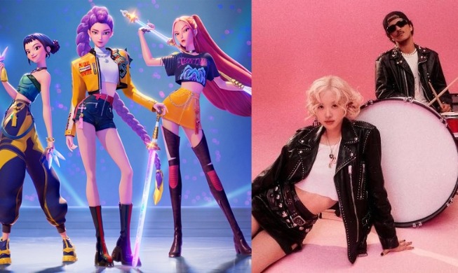 «APT.» Розэ ​​и «Golden» из «Кейпоп-охотниц на демонов» номинированы на BRIT Awards