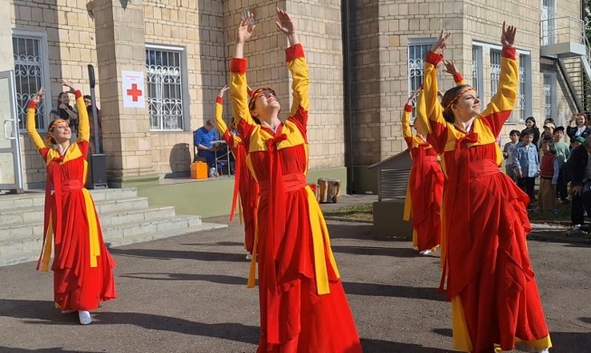 Празднование Чхусока 2023 в школе Вон Гван в Москве