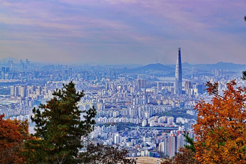 Seoul view from Namhansanseong