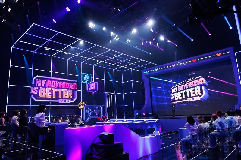 Студия программы Mnet «My Boyfriend is Better», которая в этом году привлекла много внимания на выставке MIPTV. В Корее программа транслировалась с 25 марта по 6 мая. / Фото: CJ ENM