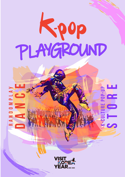 Постер «K-POP PLAYGROUND». / Фото: Министерство культуры, спорта и туризма РК