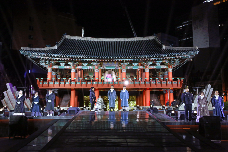 31 декабря в павильоне Посингак будет дан обратный отсчет до наступления 2026 года. / Фото: Администрация Сеула 